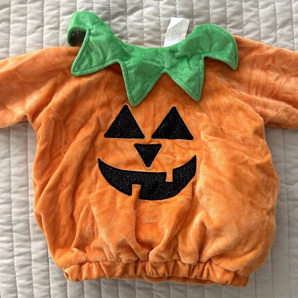 Baby Pumpkin Halloween One Piece Outfit Costume - Picture 2 of 5